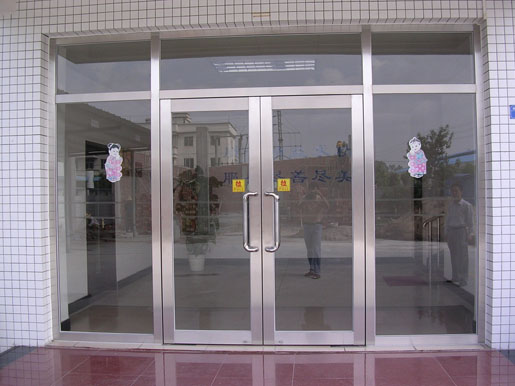 不銹鋼防火玻璃門02